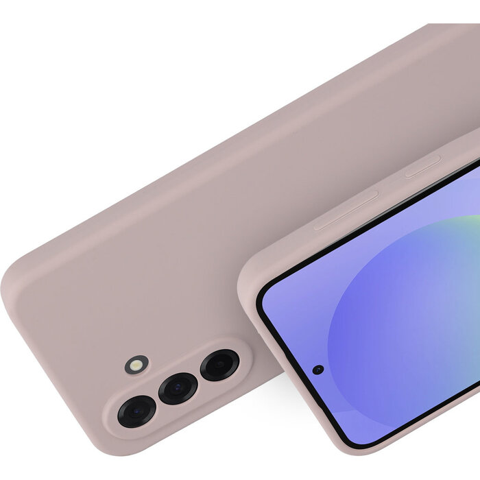 Mobiparts Mobiparts Silicone Cover Samsung Galaxy A36 Soft Salmon