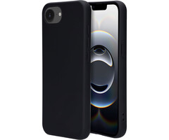 Mobiparts Mobiparts Siliconen Cover voor iPhone 17e / 16e - Zwart