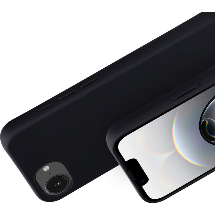 Mobiparts Mobiparts Silicone Cover Apple iPhone 17e/16e Black