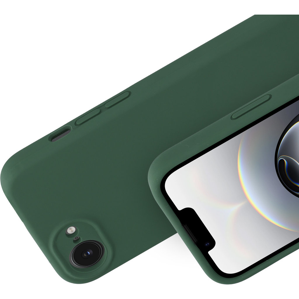 Mobiparts Mobiparts Silicone Cover voor Apple iPhone 17e / 16e - Forest Green