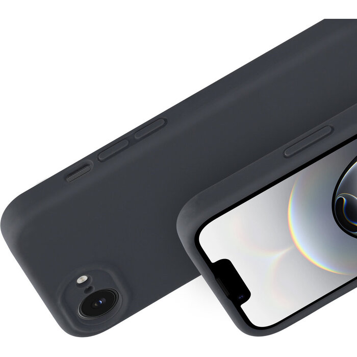 Mobiparts Mobiparts Siliconen Hoesje voor iPhone 16e / 17e - Urban Grey