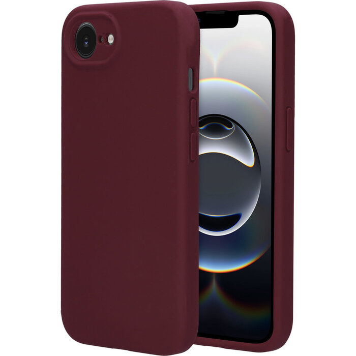 Mobiparts Mobiparts Silicone Cover Apple iPhone 17e/16e Plum Red
