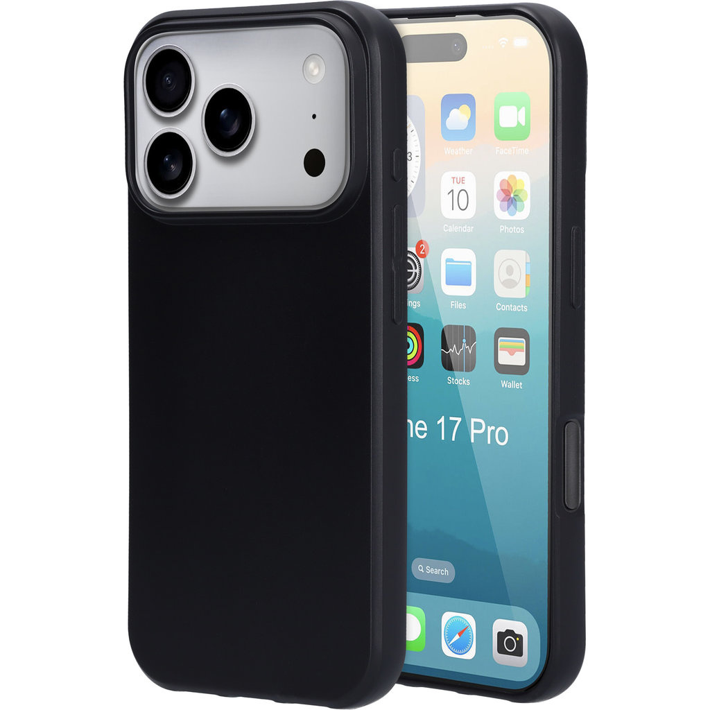 Mobiparts Mobiparts Classic TPU Case voor iPhone 17 Pro - Matzwart
