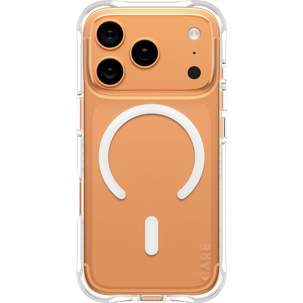 CARE by PanzerGlass CARE by PanzerGlass Samba MagSafe Hoesje voor iPhone 17 Pro - Transparant
