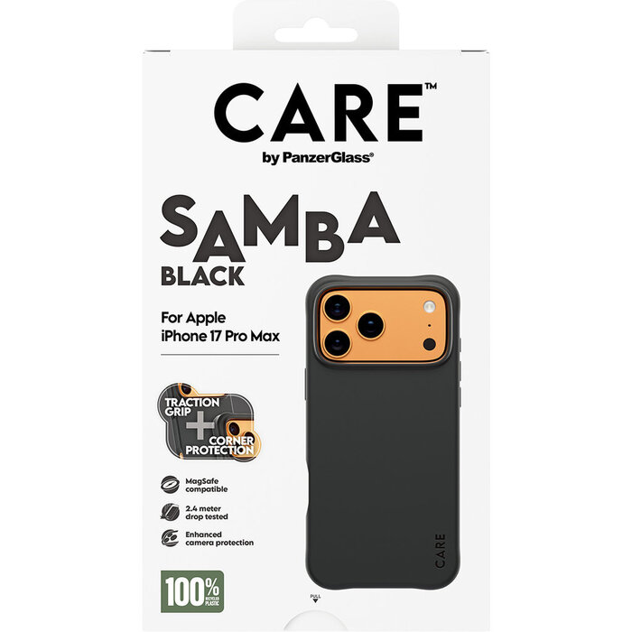 CARE by PanzerGlass CARE by PanzerGlass Fashionable Case Samba Black MagSafe iPhone 17 Pro Max