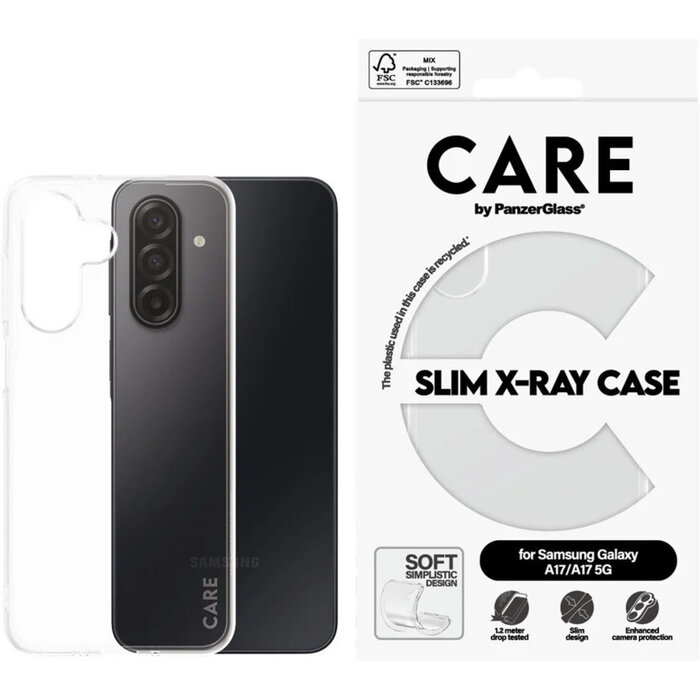CARE by PanzerGlass CARE by PanzerGlass Fashionable Case Transp. X-Ray Soft Basic Samsung Galaxy A17/A17 5G