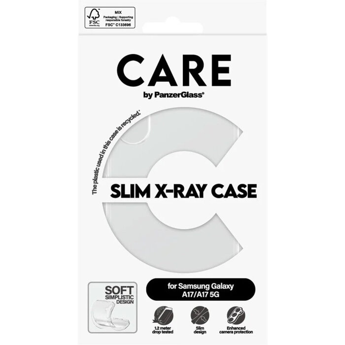 CARE by PanzerGlass CARE by PanzerGlass Fashionable Case Transp. X-Ray Soft Basic Samsung Galaxy A17/A17 5G