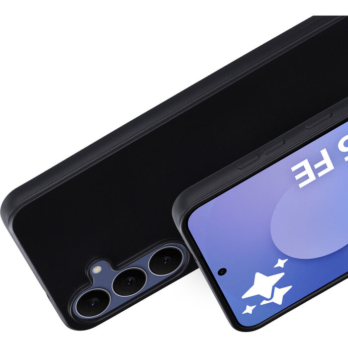 Mobiparts Mobiparts Classic TPU Case voor Samsung Galaxy S25 FE - Mat Zwart