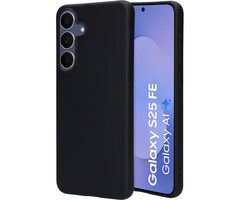 Mobiparts Mobiparts Silicone Cover voor Samsung Galaxy S25 FE - Zwart