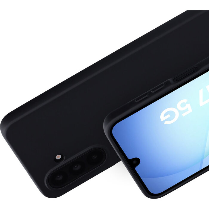 Mobiparts Mobiparts Silicone Cover Samsung Galaxy A17 Black