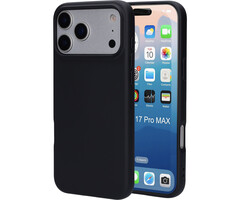Mobiparts Mobiparts Silicone Cover voor iPhone 17 Pro Max - Zwart
