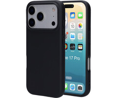 Mobiparts Mobiparts Silicone Cover voor Apple iPhone 17 Pro - Zwart