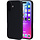Mobiparts Silicone Cover voor Apple iPhone 17 - Zwart
