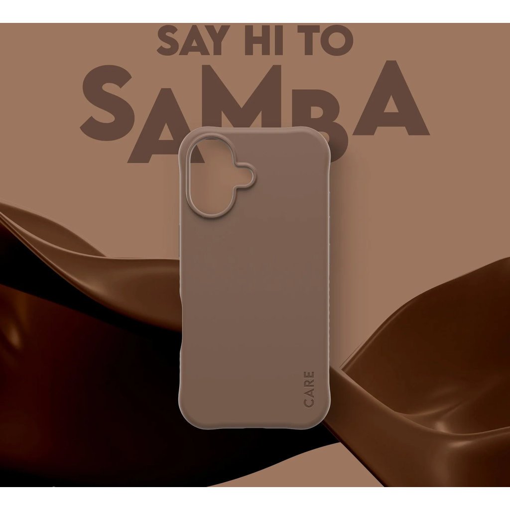 CARE by PanzerGlass CARE by PanzerGlass Fashionable Case Samba Espresso MagSafe iPhone 17