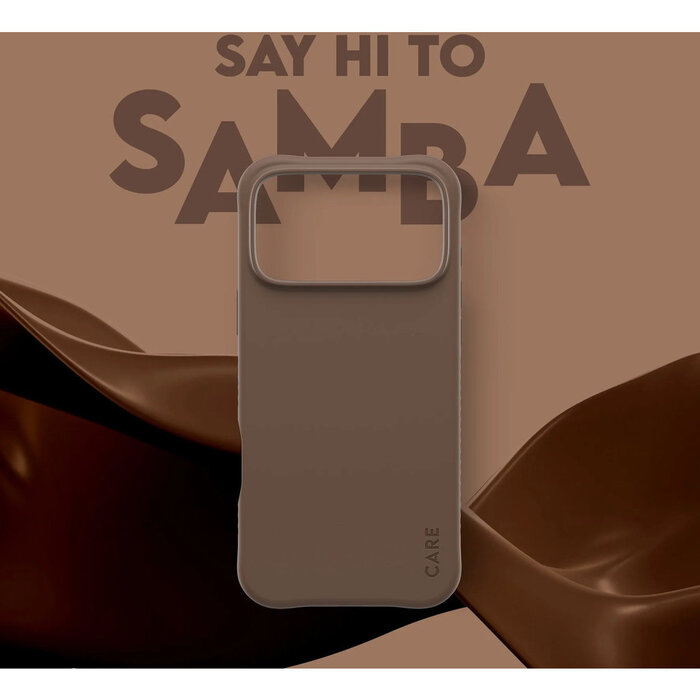CARE by PanzerGlass PanzerGlass CARE Fashionable Case iPhone Air - Samba Espresso - MagSafe