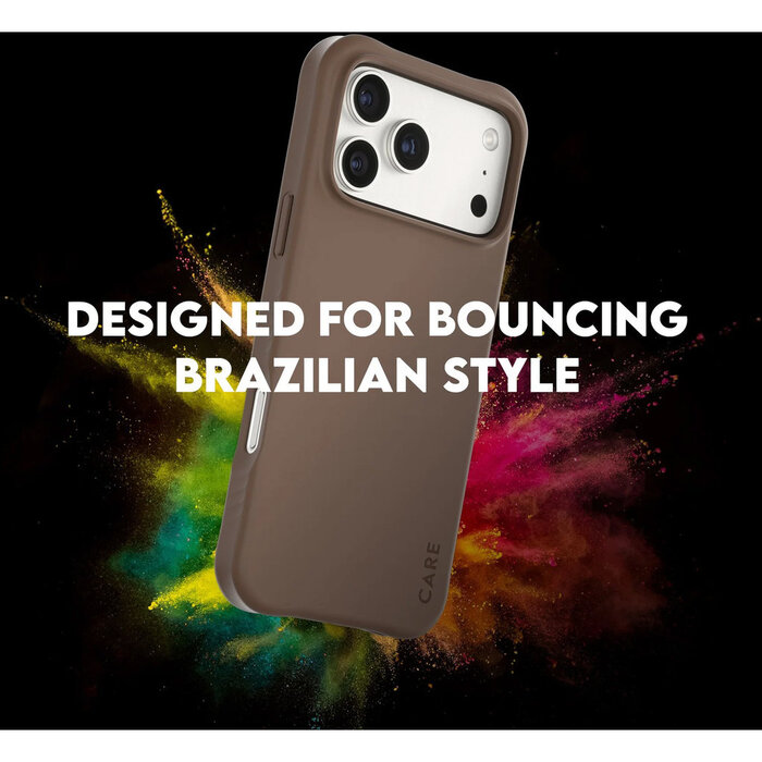 CARE by PanzerGlass PanzerGlass CARE Fashionable Case iPhone Air - Samba Espresso - MagSafe
