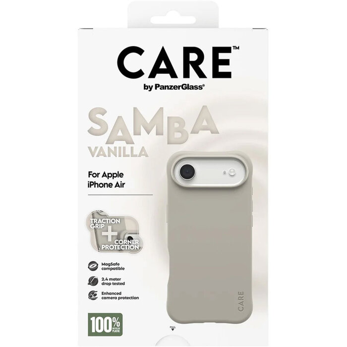 CARE by PanzerGlass CARE by PanzerGlass Fashionable Case Samba Vanilla MagSafe iPhone Air