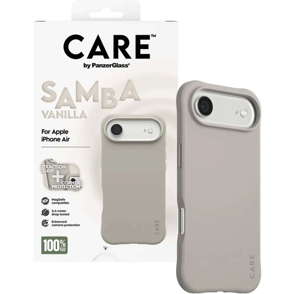 CARE by PanzerGlass PanzerGlass CARE MagSafe Case voor iPhone Air - Samba Vanilla