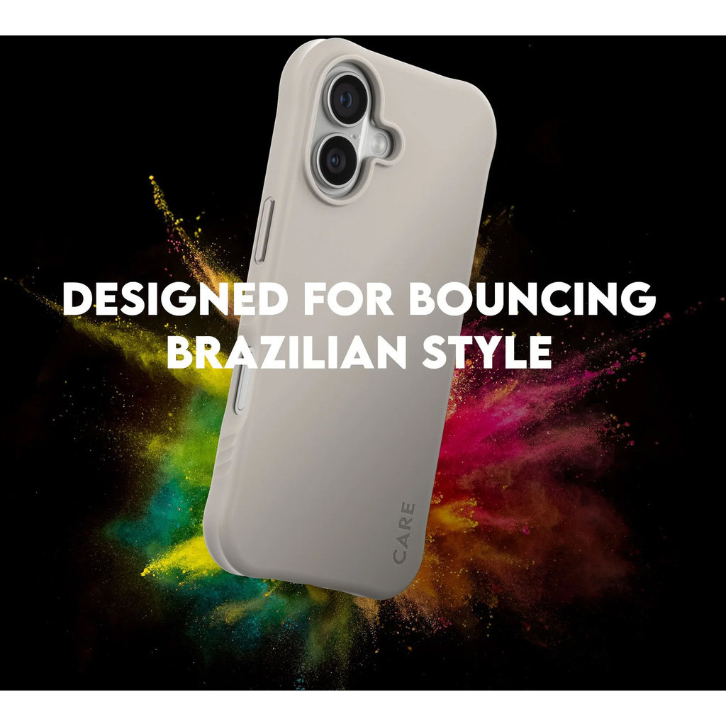 CARE by PanzerGlass CARE by PanzerGlass Fashionable Case Samba Vanilla MagSafe iPhone 17, foto 3 van 5