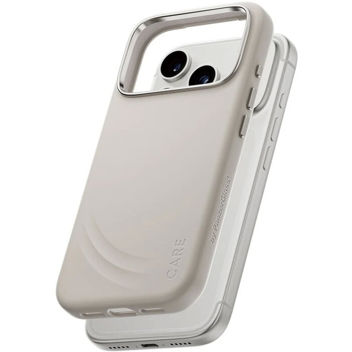 CARE by PanzerGlass CARE by PanzerGlass FLOW MagSafe Case voor iPhone 17 Pro - Vanilla