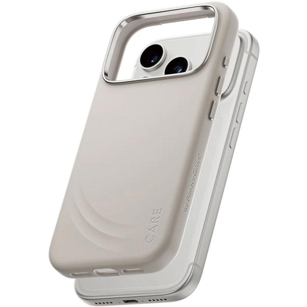 CARE by PanzerGlass CARE by PanzerGlass FLOW MagSafe Case voor iPhone 17 Pro - Vanilla