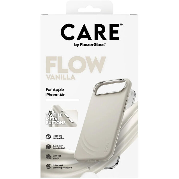 CARE by PanzerGlass PanzerGlass CARE MagSafe Case voor iPhone Air - Vanilla