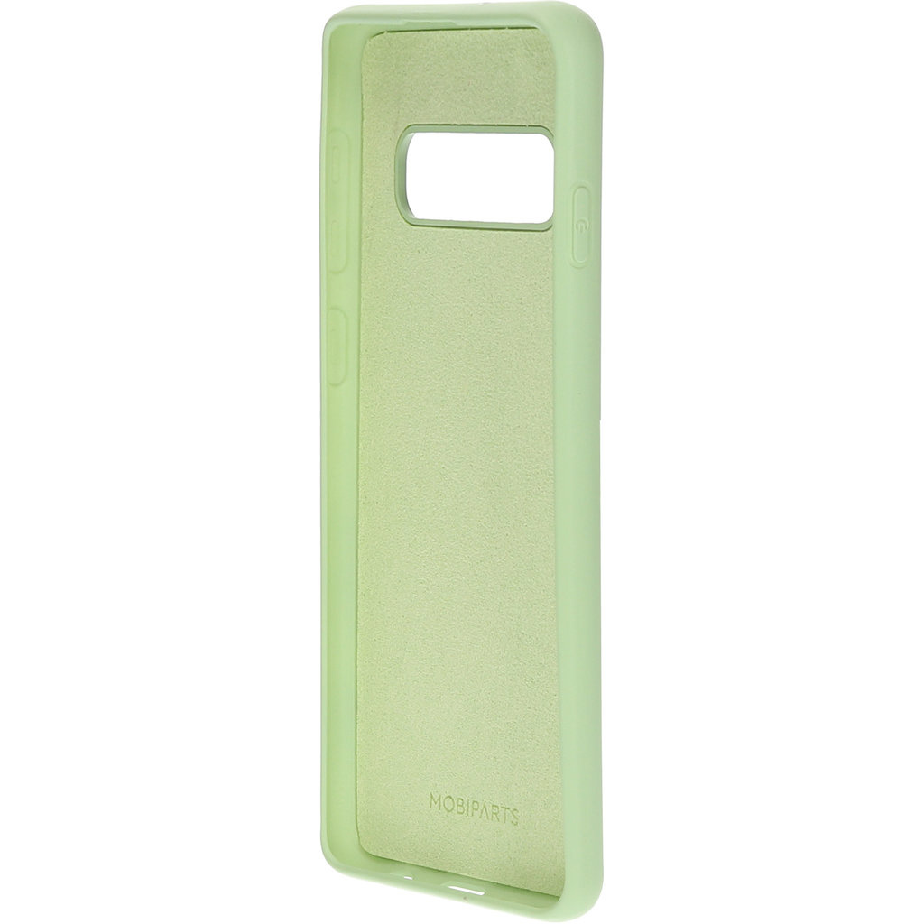 Mobiparts Mobiparts Silicone Cover Samsung Galaxy S10 Pistache Green