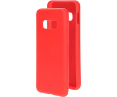 Mobiparts Mobiparts Siliconen Cover voor Samsung Galaxy S10e - Scarlet Red