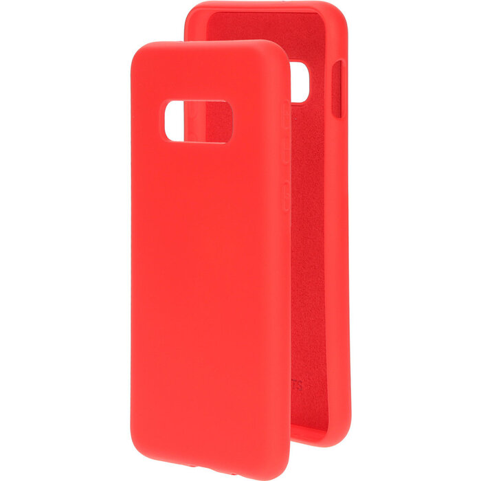 Mobiparts Mobiparts Silicone Cover Samsung Galaxy S10e Scarlet Red