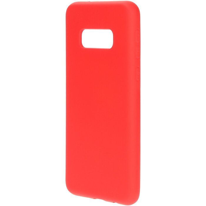 Mobiparts Mobiparts Siliconen Cover voor Samsung Galaxy S10e - Scarlet Red