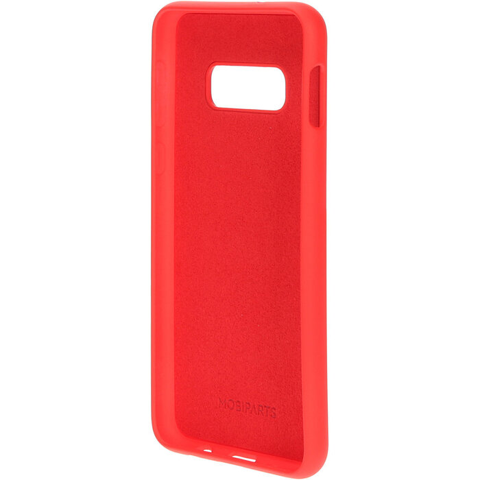 Mobiparts Mobiparts Siliconen Cover voor Samsung Galaxy S10e - Scarlet Red