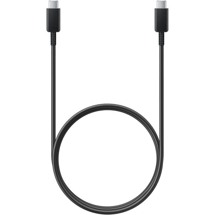 Samsung Originele Samsung USB-C naar USB-C Snellader Kabel - 1 Meter (5A) - Zwart