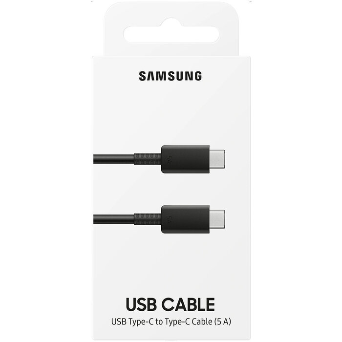 Samsung Originele Samsung USB-C naar USB-C Snellader Kabel - 1 Meter (5A) - Zwart