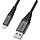 OtterBox Premium Lightning naar USB-A Kabel 1m - Ultra-Rugged Gevlochten Nylon - Zwart
