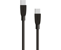 Mobiparts Mobiparts USB-C naar USB-C Kabel - 60W - 3A - 2 Meter - Zwart