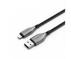 Cygnett Cygnett Armoured Braided Lightning to USB Cable 1m Black