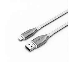 Cygnett Cygnett Armoured Lightning naar USB-A Kabel 1m - Gevlochten Wit