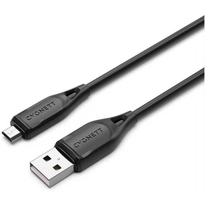 Cygnett Cygnett Essentials Micro-USB naar USB-A Kabel - 1 Meter - Zwart