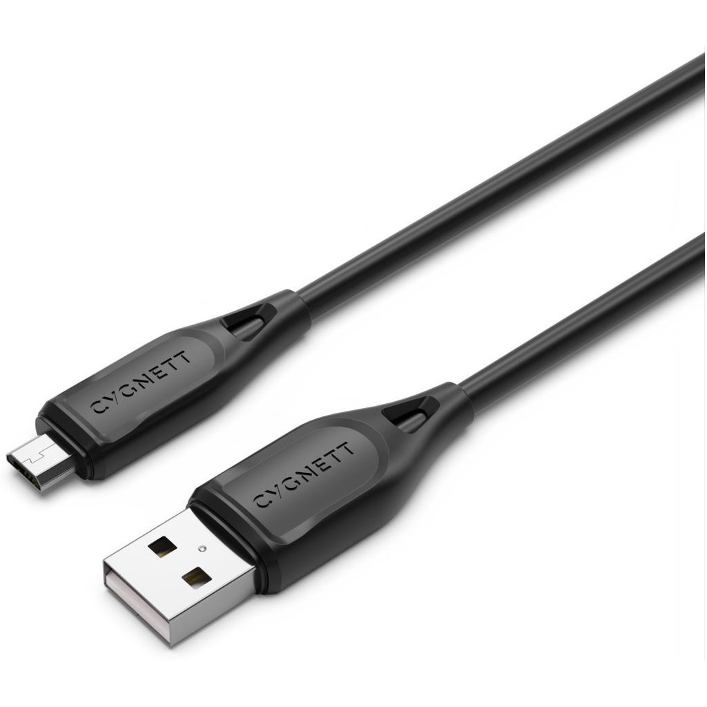 Cygnett Cygnett Essentials Micro-USB naar USB-A Kabel - 1 Meter - Zwart