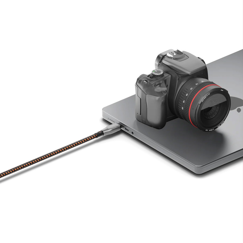 Cygnett Cygnett Armoured Pro Braided USB-C to USB-C 240W Cable 1m Black