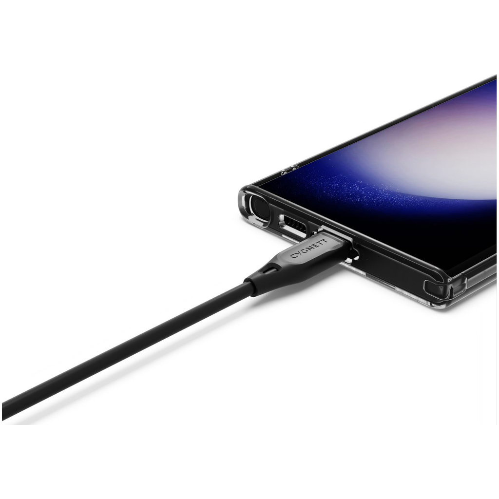 Cygnett Cygnett Essentials USB-C naar USB-C Kabel - 1m - 60W Snel Opladen - Zwart