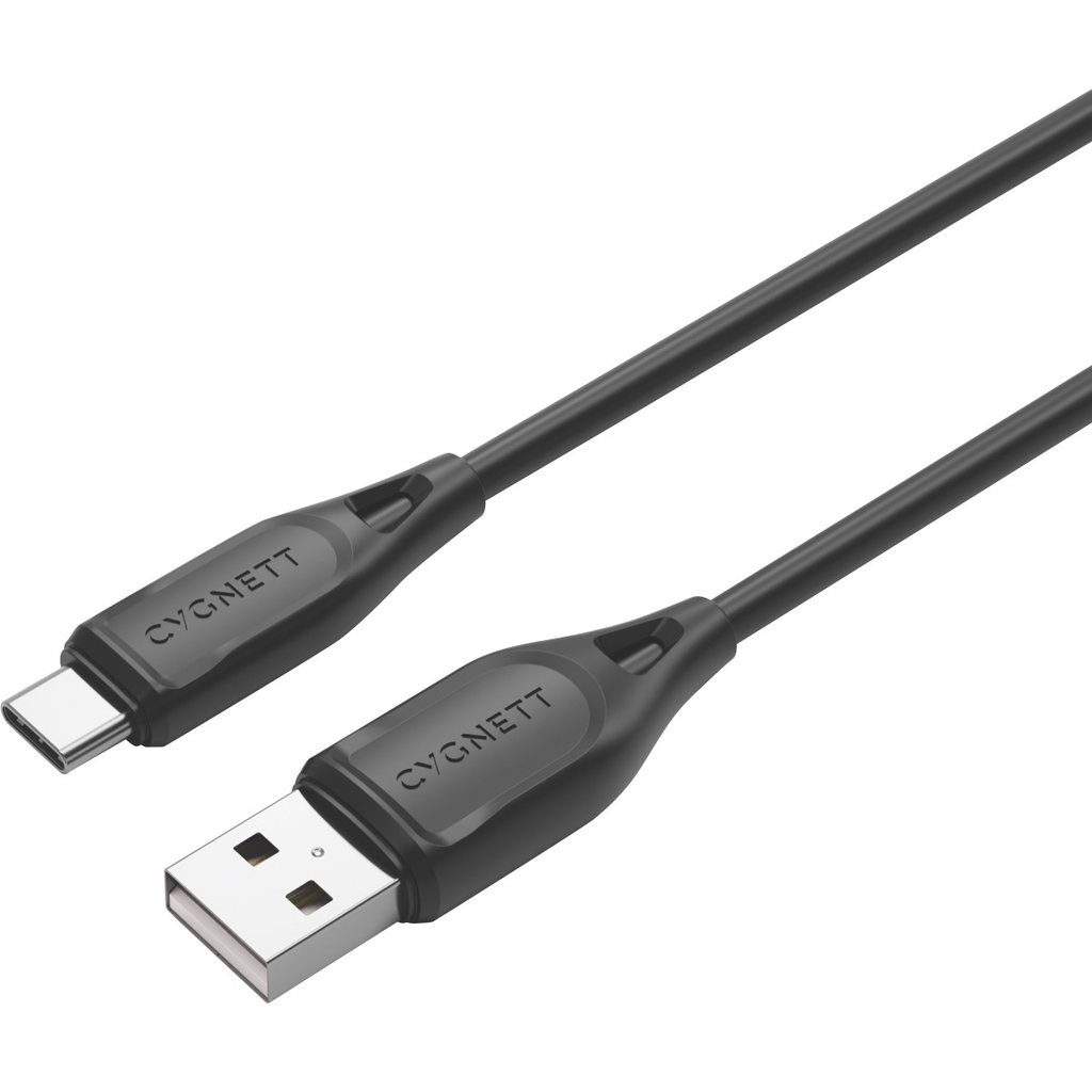 Cygnett Cygnett Essentials USB-C naar USB-A Kabel 1m - Zwart