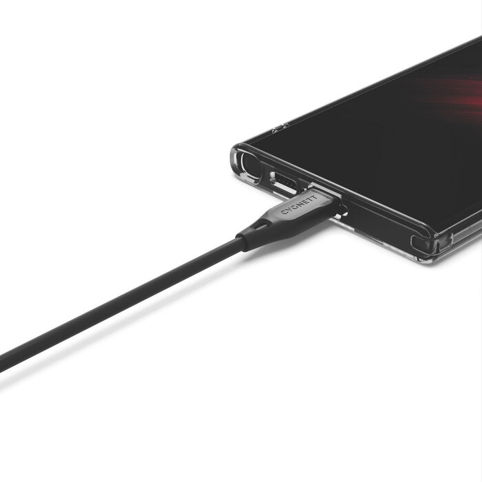 Cygnett Cygnett Essentials USB-C naar USB-A Kabel 1m - Zwart