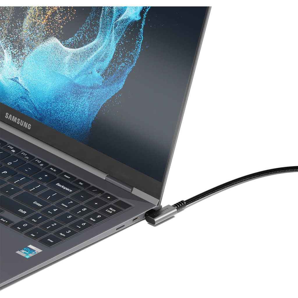 Cygnett Cygnett Unite USB-C naar USB-C Kabel 1m - Haaks - 240W - Gevlochten - Zwart, foto 2 van 4