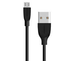 Mobiparts Mobiparts Micro USB naar USB-A Kabel 2m - 2A Zwart
