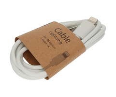 Quick & Easy Voordeelverpakking: 5x Lightning Kabel 1 Meter - Wit (Opladen & Data)