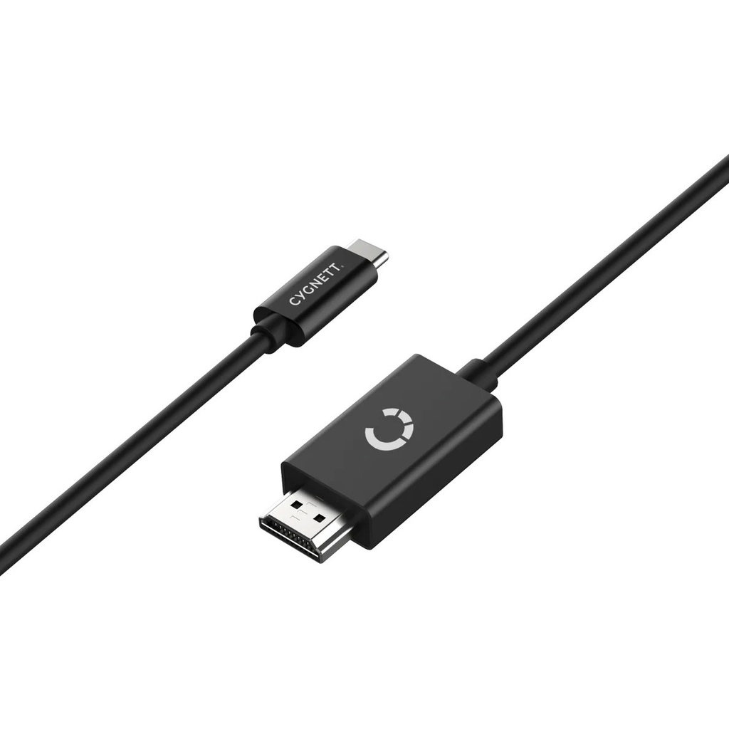 Cygnett Cygnett USB-C naar HDMI 4K Kabel - 1.8 Meter - Zwart