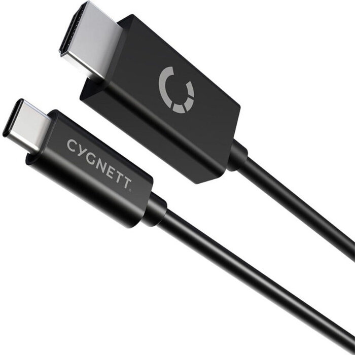 Cygnett Cygnett USB-C naar HDMI 4K Kabel - 1.8 Meter - Zwart