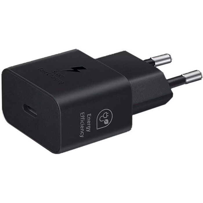 Samsung Samsung 25W Energy Efficiency (GaN) USB-C Travel Adapter Black w/o cable BULK