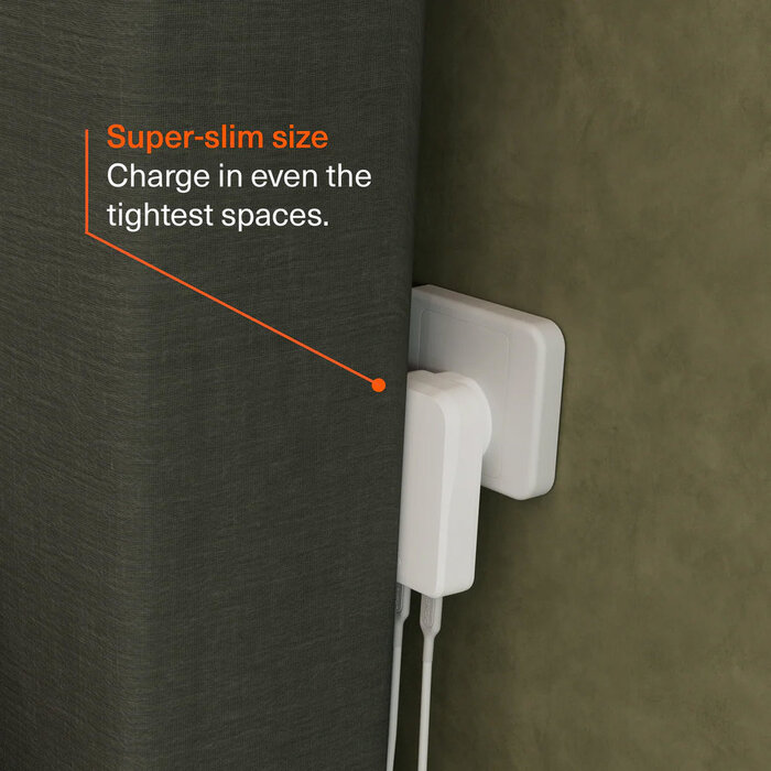 Cygnett Cygnett Chargeplus Dual USB-C Slim Wall Charger 45W White